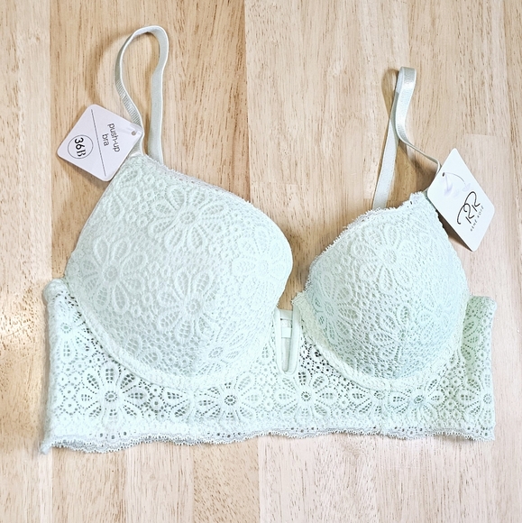 New✨️Mint Lace Push Up Bra - Picture 2 of 13